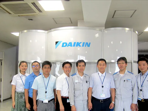 Daikin HQ (Osaka) đến thăm và khảo sát cơ sở sản xuất của chúng tôi